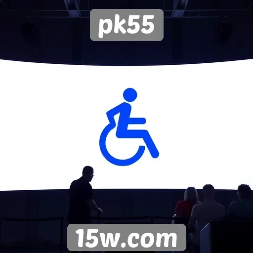 Acessibilidade no site de jogos pk55